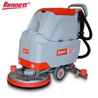 Bennett S510B Basic Hand-held Floor Scrubber, Small Floor Scrubber Dryer, Battery-Powered Floor Scrubber Dryer