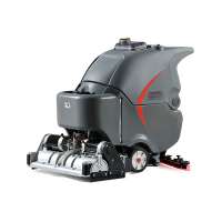 GM65RBT Automatic Battery Working Walk Behind Floor Scrubber Dryer With Garbage Box